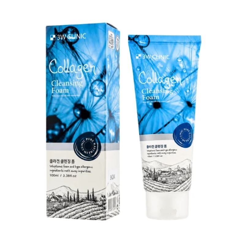 3W Clinic Collagen Cleansing Foam