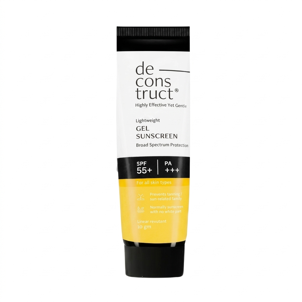 Deconstruct Highly Effective Lightweight Gel Sunscreen SPF 55+ PA+++
